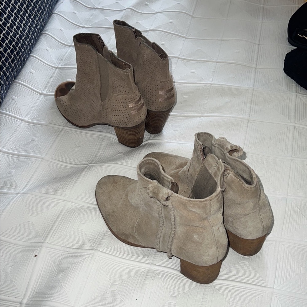 Two pairs of booties